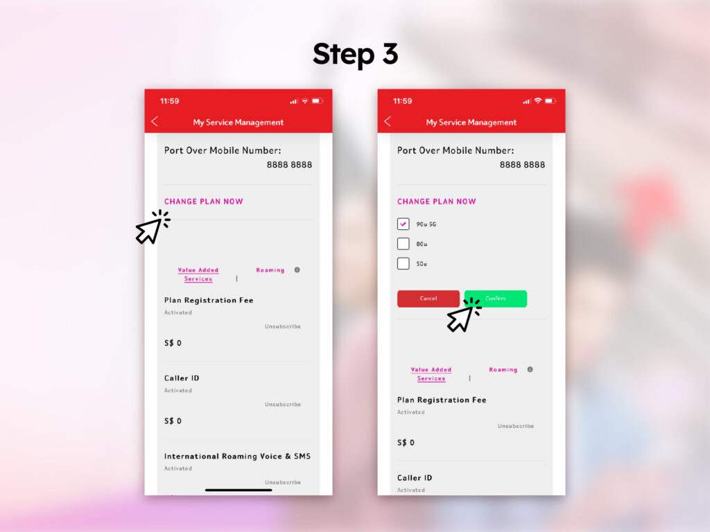 Guide - How to upgrade your mobile plan_step 3