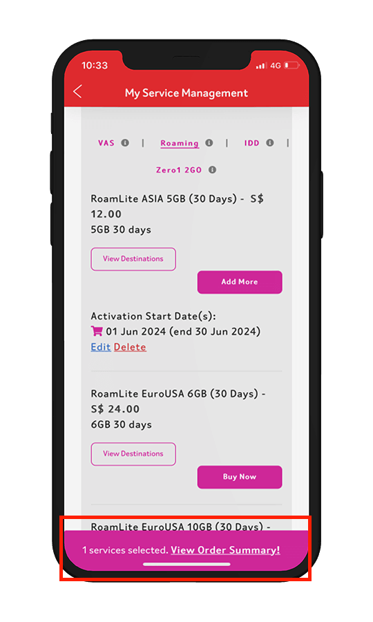 A guide to Getting the Zero1 Roaming Data Packs Step2-3