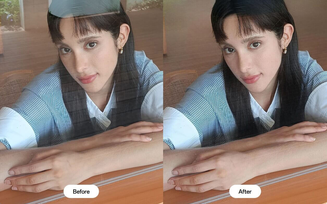 AI Reflection Remover